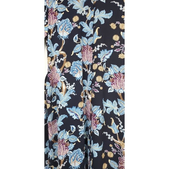 NWT Vince camuto floral print shirt midi dress - Picture 7 of 16